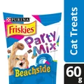 Friskies Party Mix Beachside Crunch - Tuna + Salmon + Snapper (60g) - Pet Food/ Dry Food/ Cat Food/ Makanan Kucing