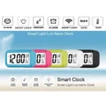 Smart LED Digital Alarm Clock Night Sensor Touch Calender Temperature