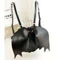 Gothic Bat Black PU Leather Backpack Heart Wings Lace Punk Lolita School Bag