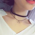 Korean Version Double Triangular Simple Decorative Necklace