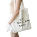 Canvas Women Casual Tote Bag Single Shoulder Bag Korea Fashion Shopping Bag