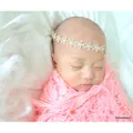 Brown Flower Lace Baby Headband