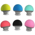 Cute Mushroom Wireless Hand-free Bluetooth Speaker with Mic Suction Subwoofer