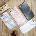 Art marble apple 6s phone shell iPhone protective cover marble silica gel