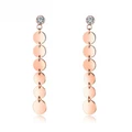 Temperament Simple Wafer Earring Ms Personality Tassel Long Section Earring