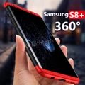 360 Full Protection 3 in 1 Plastic Hard PC Case For Samsung Galaxy S8 Plus Shell