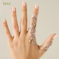 Multiple Jewelry Knuckle Band Crystal Hollow-out Finger Rings