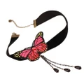 Butterfly Necklace Short Necklace