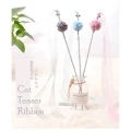 Cat Teaser Ribbon Bell Stick Cat Toys Kitten Random Colour Fun Relax Time