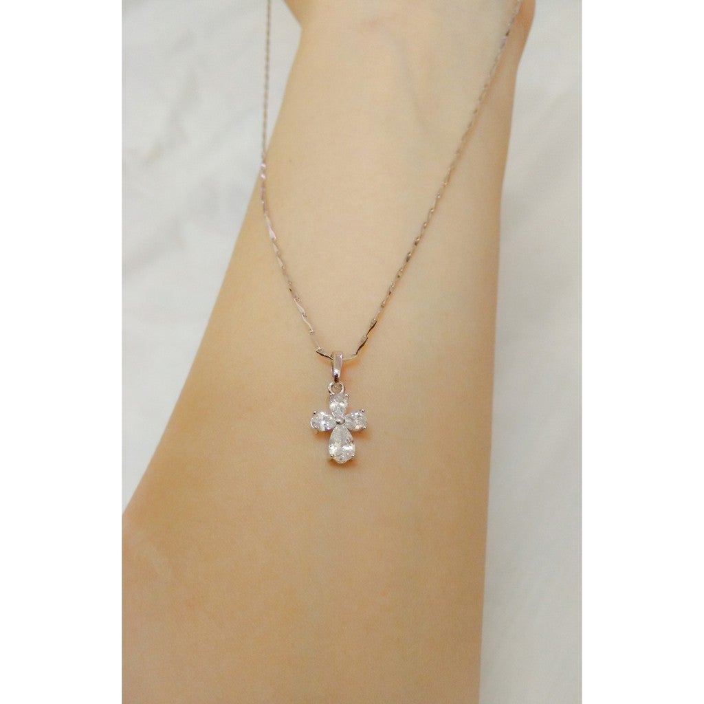 Silver Plated Necklace + Pendant (SNP0003)