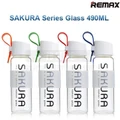 Original REMAX RCUP-013 Sakura Series Glass Water Bottle 490ml