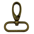 Bronze 1.5" Inside Dia Oval Ring Olive Lobster Clasp Claw Pack of 6