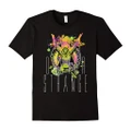 Fashion Men's T-Shirt Marvel Doctor Strange Put Your Arms Up Magic Neon T-Shirt