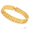 The New Listed Plated 18K gold Jewelry Personality Men Fashion Bracelet