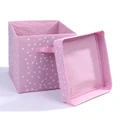 20L small pink stars with a cover and a sorting box can be folded