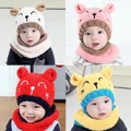 IU Winter Warm Baby Boys Girls Hat Casual Cartoon Pattern Hat Cute Headwear