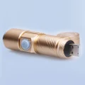 Mini Q5 LED Rechargeable Zoomable USB Flashlight Torch 3-mode Night Lamp Light