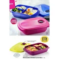 Tupperware Microwaveable Divided PURPLE Lunch Box 1L X1pc (High Quality Lunch Box) TABAO Lunch box