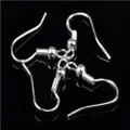 100pcs New For Jewelry Making Findings Hook Coil Earring Hook Ear Wire