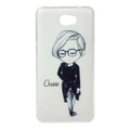 Cool Boy Clear Edge Soft TPU Case+Phone Strap For Huawei Y5II