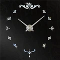 large wall clock home decoration creative small flowers design wall clocks