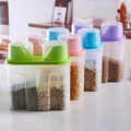 Plastic Kitchen Food Cereal Grain Bean Rice Storage Box Case Container Dispenser