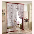 100*200cm Curtain Floral String Flower Design Tassel