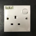 Crown 13A 250V AC Wall Flush Switched Socket Outlet Plug