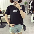 Ready Stock Women New Loose Korean Casual Letters Embroidered Blouse PP182
