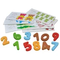 Arithmetic Digital Card Pairing Number and Animal Puzzle Digital Wooden Blocks Board Game (Multicolor)