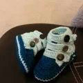 baby handmade crochet shoes