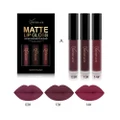 NICEFACE 3pcs/set Matte Liquid Lipstick Colors Lip Paint Matte Waterproof
