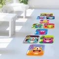 Cartoon Children Nursery Vinyl Hopscotch Play Game Art Decal Wall Floor Sticker