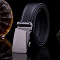 314 Men's Luxury Genuine Leather Belt Automatic Buckle Business Belt
