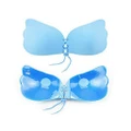 Women Strapless Bra Self Adhesive Wing Shape Silicone Invisible Push-up Bra