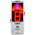 Mini Chromatic Tuner Pedal Effect LED Display True Bypass for Guitar Bass