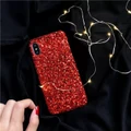 2017 luxury flash powder sequins for iphone X mobile phone cases hard shell