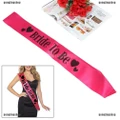 Hot Pink 'Bride To Be' Lettering Sash Shoulder Strap Accessory For Hen Party New