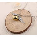 Snitch gold necklace personality necklace