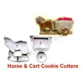 Christmas Cutter Animals Cutter Cart & Horse Cookie Cutter 4 pcs