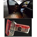 Mercedes Benz Car Door Welcome Light DIY Step Light Symbol Sign Badge - 1 Pair