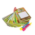Water Drawing 26English Learning card Magic with 2Pen letter card Painting Board