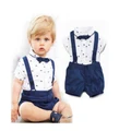 Baby Boys Overalls Romper Shorts Bodysuit Outfit Clothing