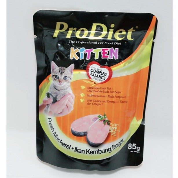 ProDiet Kitten Fresh Mackerel (85g) x 24
