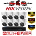 Hikvision DS-2CE56C0T 8CH HD CCTV 8 pieces Dome Camera 1.0 MP DVR Kit Set 720p