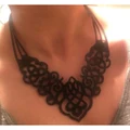LOVISA- Black Rubber Necklace