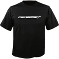 IRONMAN STARK INDUSTRIES Custom Tshirt BLACK COLOR (S-3XL)