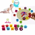 Wooden clock 12 number - kids education toys