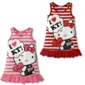 Ready Stock Princess dress Girls Clothing Summer Baby's Dress Hello Kitty Skirts