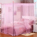 Mosquito Net Four Corner Bed Netting Canopy Insect Bug Queen Full King All Size